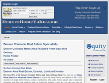 Tablet Screenshot of denverhomevalue.com